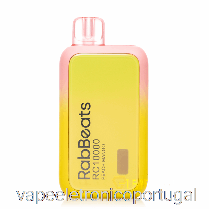 Vape Eletrônico Rabbeats Rc10000 Manga Pêssego Descartável